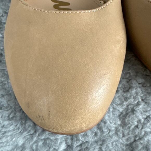 Sam Edelman Stillson Pumps Almond Toe Neutral Nude Size 8 Fall Winter Office - Picture 4 of 10